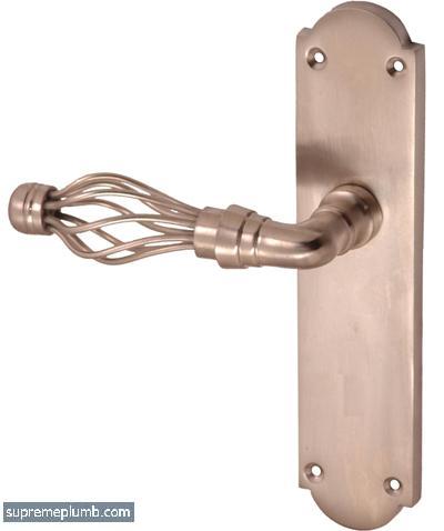Jali Lever Latch Satin Nickel - DISCONTINUED 